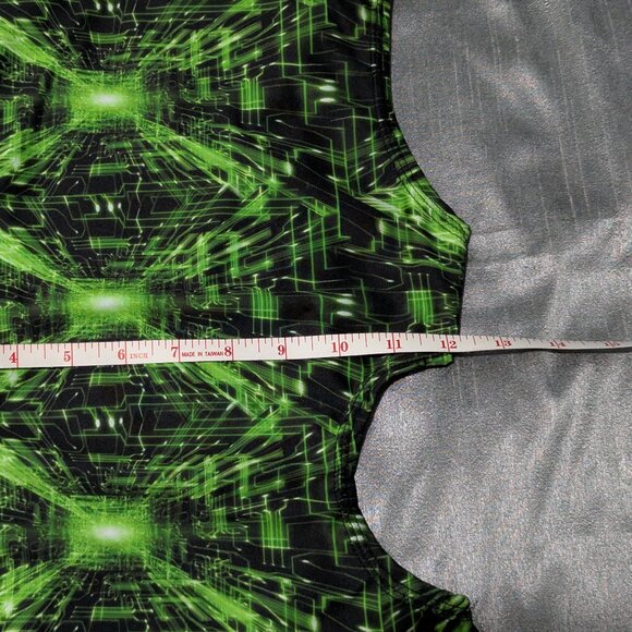 The Lyte Couture Dolls Kill Cyber Grid Aria Cut Out Bodysuit Large - Picture 12 of 13